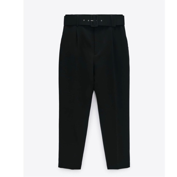 Bloggers fav Zara black high waisted pants - Picture 7 of 12